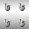 Service Caster 4 Inch 316SS Thermoplastic Rubber Swivel Top Plate Caster Set Total Lock Brake SCC-SS316TTL20S414-TPRB-4 - alternate 1